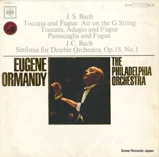 ORMANDY, EUGENE bach; toccata and fugue OS-809-C