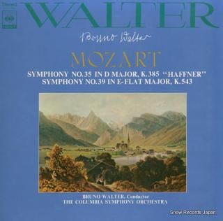 WALTER, BRUNO mozart; symphony no.35 in d major, k.385 