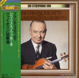 FRANCESCATTI, ZINO sibelius; violin concerto 13AC30