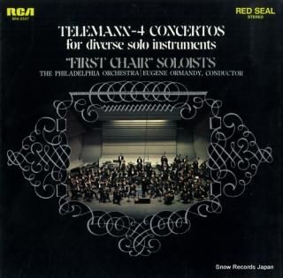 ORMANDY, EUGENE telemann; concertos for deverse solo instruments SRA-2527