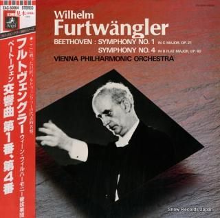 FURTWANGLER, WILHELM beethoven; symphony no.1 & 4 EAC-50064