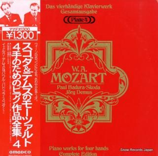 DEMUS, JORG mozart; das vierhandige klavierwerk gesamtausgabe platte 4 13PC-227