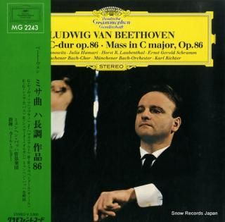RICHTER, KARL beethoven; messe c-dur op.86 MG2243