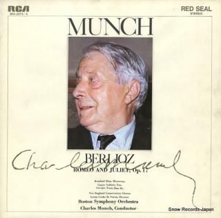 MUNCH, CHARLES berlioz; romeo and juliet, op.17 SRA-2573-4