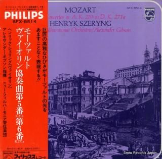 SZERYNG, HENRYK mozart; violin concertos k.219 & k.271a SFX-8514