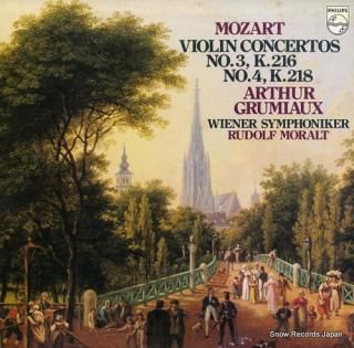 GRUMIAUX, ARTHUR mozart; violin concertos no.3, k.216 13PC-247(M)