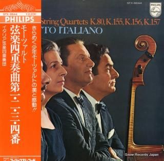 QUARTETTO ITALIANO mozart; string quartets k.80, 155, 156, 157 SFX-8644