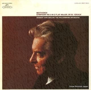 KARAJAN, HERBERT VON beethoven; symphony no.3 