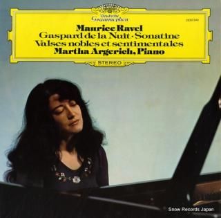 ARGERICH, MARTHA ravel; gaspard de la nuit, sonatine 2530540