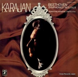 KARAJAN, HERBERT VON beethoven; symphony no.5 & 8 EAC-30102