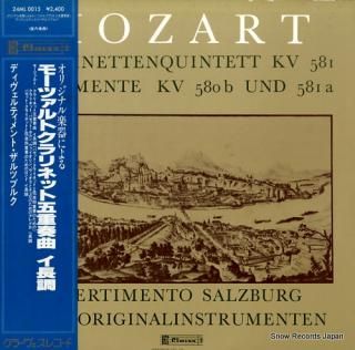 DIVERTIMENTO SALZBURG mozart; klarinettenquintett kv581 24ML0015