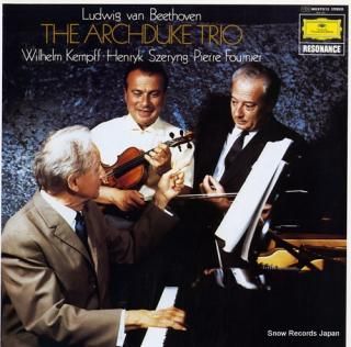 KEMPFF, WILHELM / HENRYK SZERYNG / PIERRE FOURNIER beethoven; trio for piano, violin and violoncello