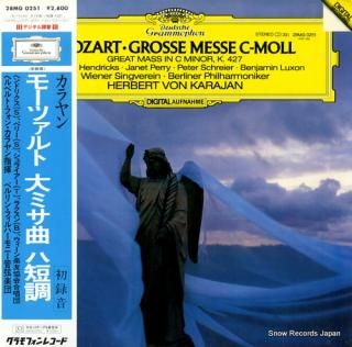 KARAJAN, HERBERT VON mozart; grosse messe c-moll 28MG0251