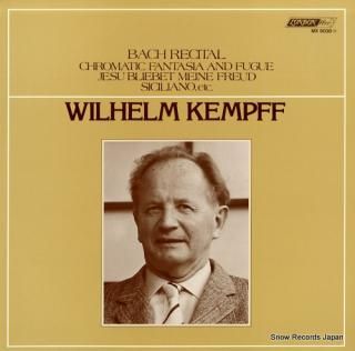 KEMPFF, WILHELM bach recital MX9030M