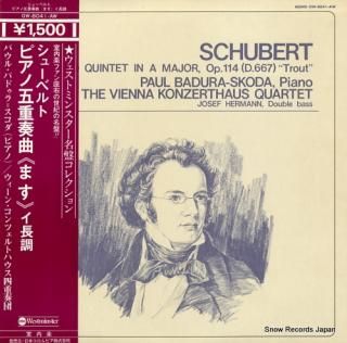 BADURA-SKODA, PAUL schubert; piano quintet in a major,op.114 (d.667) OW-8041-AW