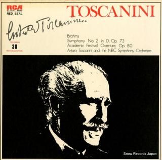 TOSCANINI, ARTURO brahms; symphony no.2 in d, op.73 AT-1038