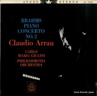 ARRAU, CLAUDIO brahms; piano concerto no.2 AA7028