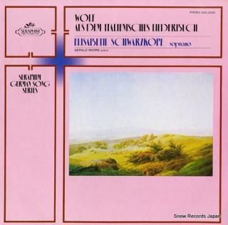 SCHWARZKOPF, ELISABETH wolf; aus dem italienisches liederbuch EAC-40100