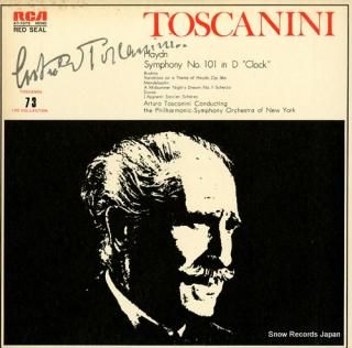 TOSCANINI, ARTURO haydn; symphony no.101 in d 