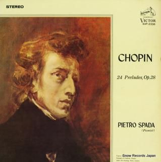 SPADA, PIETRO chopin; 24 preludes, op.28 SHP-2338