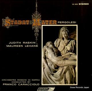 RASKIN, JUDITH, AND MAUREEN LEHANE pergolesi; stabat mater OS-25921