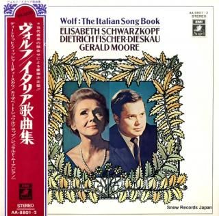 FISCHER-DIESKAU, DIETRICH wolf; the italian song book AA-8801-2
