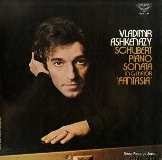 ASHKENAZY, VLADIMIR schubert; piano sonata in g major fantasia SLA1131