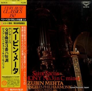 MEHTA, ZUBIN saint-saens; symphony no.3 in c minor SLC8116