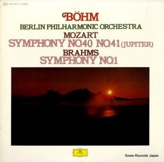 BOHM, KARL mozart; symphony no.40 & 41 