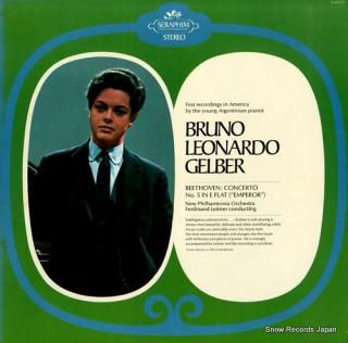 GELBER, BRUNO LEONARDO beethoven; concerto no.5 