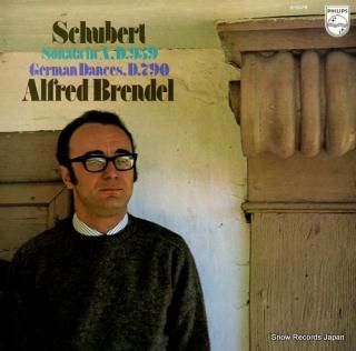 BRENDEL, ALFRED schubert; sonata in a, d.959, german dances, d.790 X-5678