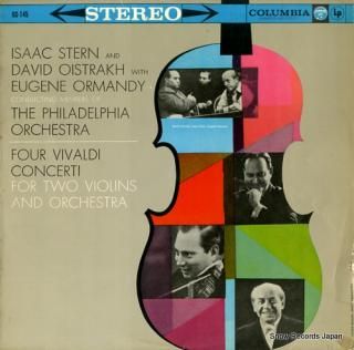 ORMANDY, EUGENE vivaldi; four concerti for two violins and orchestra OS-145