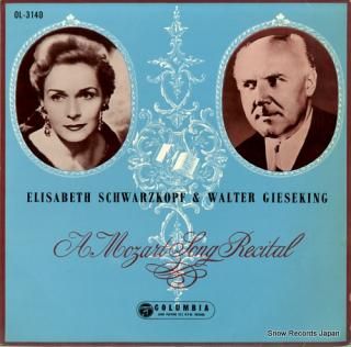 SCHWARZKOPF, ELISABETH a mozart song recital OL-3140