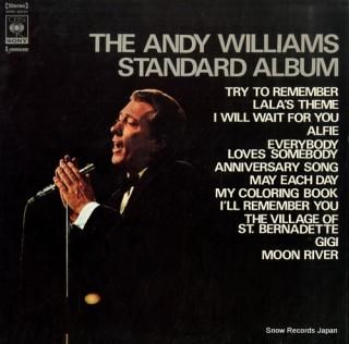 WILLIAMS, ANDY standard album SONX60145