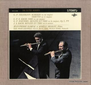 RAMPAL, JEAN-PIERRE telemann; scherzo en mi majeur DX-10-RE