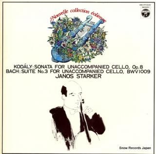 STARKER, JANOS kodaly; sonata for unaccompanied cello, op.8 OW-7712-EV