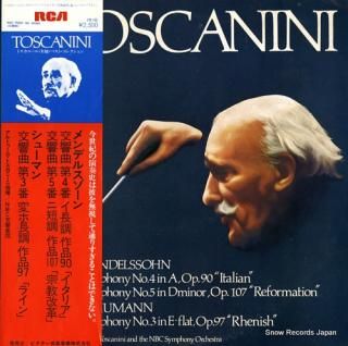 TOSCANINI, ARTURO mendelssohn; symphony no.4 in a, op.90 