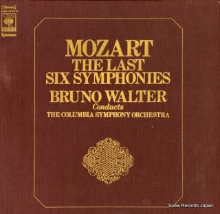 WALTER, BRUNO mozart; the last six symphonies nos.35 - 41 SONS30079-81