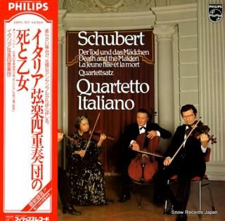 QUARTETTO ITALIANO schubert; string quartet no.14 in d minor, d 810 