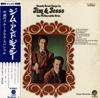 JIM AND JESSE twenty great songs by jim & jesse CP-8850-1