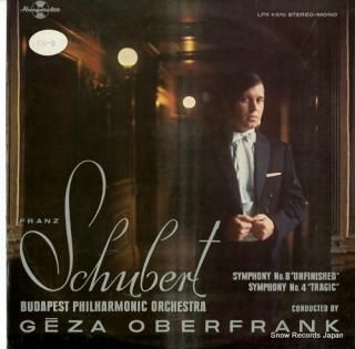 OBERFRANK, GEZA schubert; symphony no.8. in b minor, op.posth. (d.759) 
