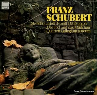 QUARTETT COLLEGIUM AUREUM schubert; streichquartett d - moll d 810 op. ph. 