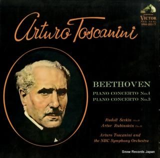 TOSCANINI, ARTURO beethoven; piano concerto no.4 & no.3 VRA-2017
