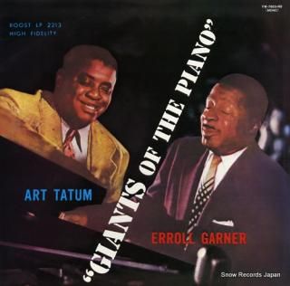 TATUM, ART, AND ERROLL GARNER giants of the piano YW-7803-RO