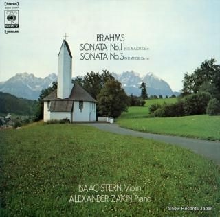 STERN, ISAAC brahms; violin sonata no.1 & 3 SONC10247
