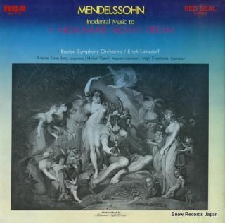 LEINSDORF, ERICH mendelssohn; incidental music to a midsummer night's dream SRA-2703