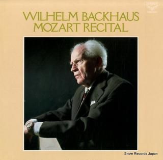 BACKHAUS, WILHELM mozart recital K18C-9146