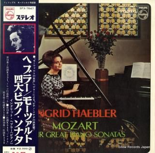 HAEBLER, INGRID mozart; four great piano sonatas SFX-7647