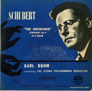 BOHM, KARL schubert; symphony no.8 in b minor 
