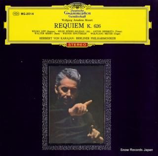 KARAJAN, HERBERT VON mozart; requiem k. 626 MG-2014
